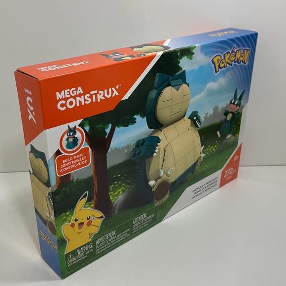 Pokémon Mega Construx Snorlax Y Munchlax 272 Piezas Pokemon